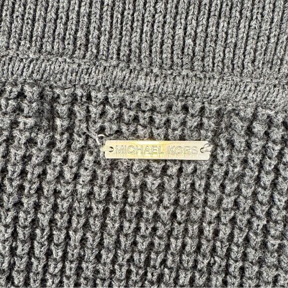 Michael Kors Charcoal Cowl Neck Sweater Sz XL - Picture 10 of 10
